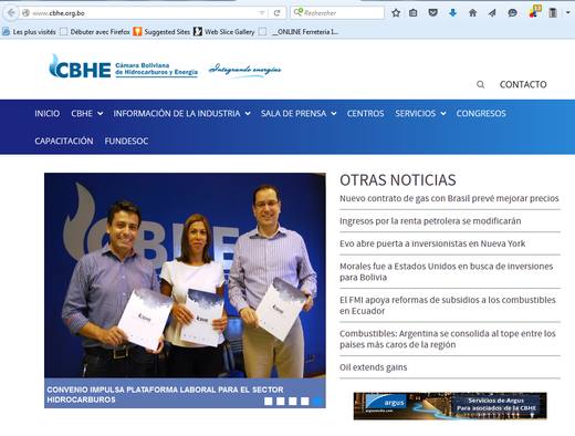 Site web CBHE, convention plateforme laborale